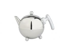 Bredemeijer 1304CH Duet Bella Rond Théière Acier Inoxydable Poignée Chromé 1,2 L