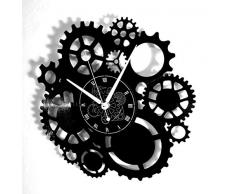 Instant Karma Clocks Horloge Murale en Vinyle, Engrenages, Gothic Steampunk, IdÃ©e Cadeau