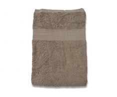 Soleil dOcre 441041 Drap de Bain Coton Ecru/Taupe 70 x 130 cm