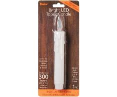 Darice Matrice Plastique LED Fuseau Bougie 17,8Â cm 1/Pkg-White