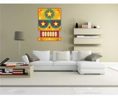 pinkelephant Autocollant Mural Matej 033 â Crazy Tête de Mort â Sticker Mural â 70 cm x 98 cm