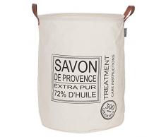 Sealskin 361752065Â Panier Ã Linge Savon de Provence Panier Ã Linge, Plastique, Ã©cru, 50Â x 40Â x 40Â cm
