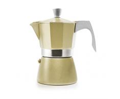 IBILI 623902 Cafetiere Expresso Evva, Aluminium, Beige, 11 x 9 x 15 cm