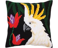 Collection DArt Point de Croix: Kit de Coussin: Night Jungle, Multicolore, 40 x 40 cm