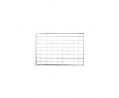 ID Mat 4060_L Grille Métal Tapis Paillasson Acier Galvanisé Gris 60 x 40 x 2 cm
