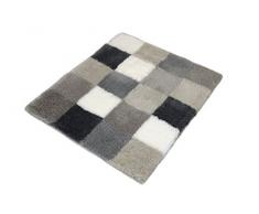 Kleine Wolke 5426179539 Tapis de bain Carreaux 55 x 65 cm flanelle