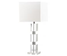 Safavieh EUL4120A Lampe de table en cristal de Jack, E27, 13 W, Crystal, 27 33 x 33 x 71,12 cm