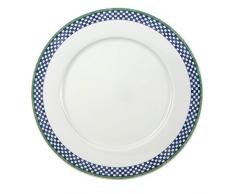Villeroy & Boch Switch 3 Castell Assiette plate, 27 cm, Porcelaine, Blanc/Bleu/Vert