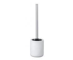 Wenko Garden Brosse WC, Céramique, Blanc, 10 x 10 x 39 cm