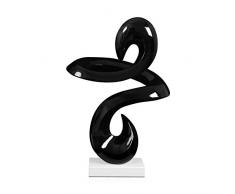 Arte Dal Mondo D4318PB Petit Niveaux supplÃ©ants Statue Sculpture Abstraite en rÃ©sine, Multicolore, 31 x 17 x 47 cm