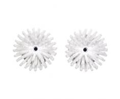 Oxo Recharges de Distributeur de Savon Brosse Noir/Blanc