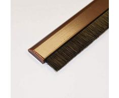 CONFORTEX 12028 Bas de Porte Retractable en Aluminium, Brun, 100cm x 0,8cm x 4,3cm