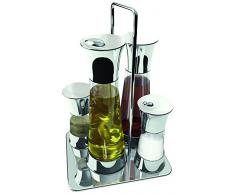 Bugatti 22-150 Acqua Huilier Acier INOX/Porcelaine Blanc 18 x 15 x 26 cm