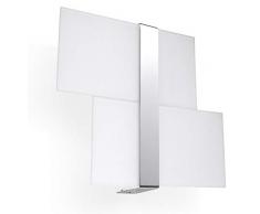 Sollux Lighting Massimo Applique murale en acier Blanc Chrome