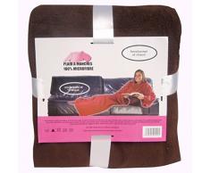 Ourson Plaid TV, Polyester, Framboise L5, 160x130 cm