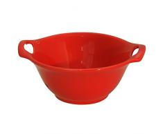 Appolia 223518503 Harmonie Saladier Individuel CÃ©ramique Coquelicot 0,6 L 18,5 x 15,5 x 7,7 cm