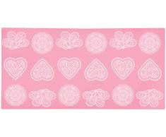 Kitchen Craft SDILACEMAT13 Moule de Glaçage de Dentelle, Plastique, Rose, 9 x 12 x 16 cm
