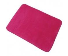 MSV Tapis Douceur à mémoire de forme-50x70 cm-Fuchsia, 80% Polyester, 20% Polyamide, Polyuréthane, SBR, 80 x 150 cm