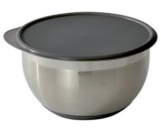BergHOFF 3700062 Ravier avec Couvercle Acier Inoxydable/PVC/TPR Gris Anthracite 16 cm
