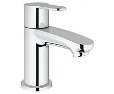 GROHE Robinet de Lavabo Eurosmart Cosmopolitan Bec Court Corps de Robinet Lisse Speedclean Ecojoy 23039002 (Import Allemagne)