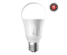 TP-Link Ampoule LED connectée WiFi, culot E27, lumière blanche dambiance, 7W, Fonctionne avec Amazon Alexa, lumière blanche personnalisable - LB100