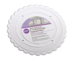 Assiette Ronde de SÃ©paration pour GÃ¢teaux Decorator Preferred, 15,2 cm (6)