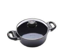 Swiss Diamond SD6820ic Faitout avec Couvercle Anti-Adhérente Revêtement, Diamant 20 cm, Aluminium