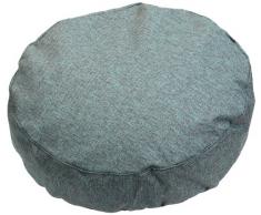 Sauermilch 1304601500027 Lodge Coussin de sol rond Turquoise 60 x 15Â cm