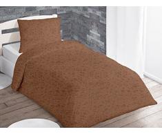 Intemporel 633477 Galaxia Parure Housse de Couette Polyester Taupe 200 x 140 cm