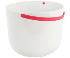 COOKUT PR18RO Saladier avec Anse MÃ©lamine/Silicone Rose 18 cm