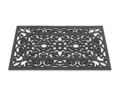 HMT Paillasson Caoutchouc Noir 60 x 40 x 1,2 cm