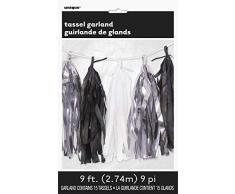 Unique Industries Foil Silver Guirlande Garland Multicolore