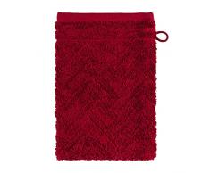 Frottana Elegance Gant de Toilette Rouge Rubis