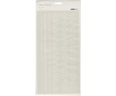 Kaisercraft Autocollants Transparents de 13 x 30 cm.