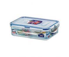 Lock & Lock 2059081 PP Classic Boîte Hermétique Rectangulaire avec 2 Boîtes à lIntérieur Plastique Transparent 18 x 13 x 5 cm