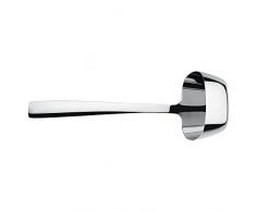 Alessi Mw03/10 Dressed Louche en Acier Inoxydable 18/10 Brillant avec Décoration en Relief