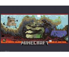 Minecraft 1art1 Poster - Monde Souterrain (91 x 61 cm)