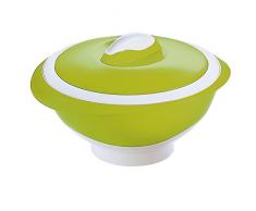 Pinnacle CO199 734A Plat de Service Isotherme, Plastique, Vert Olive, 27 x 27 x 12 cm