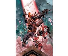 DC Comics PP33786 ((Deathstroke & Harley Quinn) Maxi Poster, Bois Dense, Multicolore, 61 x 91,5 cm