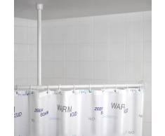Wenko Fixation Plafond pour Colonne de Douche TÃ©lescopique ChromÃ© DiamÃ¨tre 25 mm Longueur 57 cm