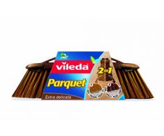 Vileda - Balai 2Â en 1 Parquet Marron