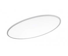 WOFI IntÃ©rieur Lampe de Salon Plafonnier Luminaire Plafonnier Lampe Dimmable MÃ©moire Minuterie TÃ©lÃ©commande Blanc Plastique 45W