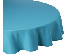 Today Nappe Ronde 180 Mer du Sud Polyester Bleu 180 x 180 cm