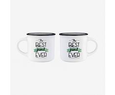 LEGAMI Liens Tasses de café, Multicolore, 5.5 x 5.5 x 5 cm The Best Friend 5.5x5.5x5 cm Multicolore