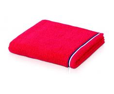 möve Athleisure Serviette de Bain, Ketchup/Grey, 80 x 150 cm