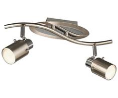 Massive 559471710 Ardol Éclairage de Plafond Nickel 2 x 7 W