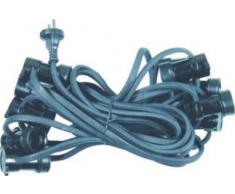 ISOTRONIC guirlande lumineuse de 10 m avec 10 douilles