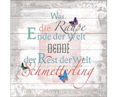 Pro-Art-Bilderpalette an534j5 Tableau Mural Design Moderne II Motif Fleurs Volantes I 50 x 50 cm