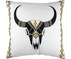 Enjoy Home Coussin, Coton, Imprimé, 40x40 cm