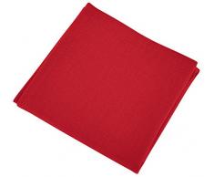 Vent Du Sud Lot 12 Serviettes de Table Yuco Pavot, Coton, 45 x 45 cm